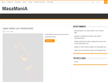 Tablet Screenshot of masamania.com